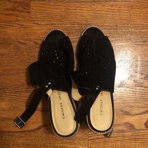 Chinese laundry black heels